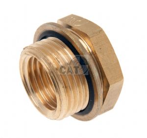 Brass Reducing BSP Bush with Bi-Material Seal