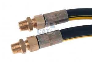 Air hose assembly, Codeflex Suprene, BSPT Ends