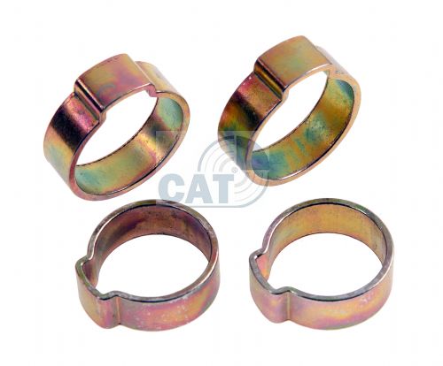 Mild Steel Single Ear O Clips 7mm - 18mm