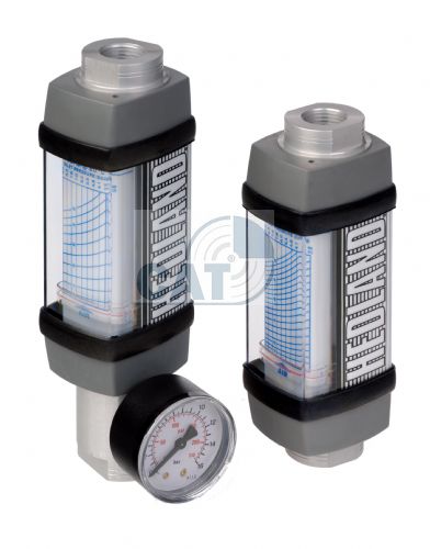 Hedland Flow Meter With Aluminium Case & Integrated Pressure Gauge