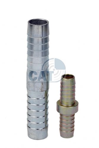 Zinc Plated Steel Barbed Hose Connector  1/2