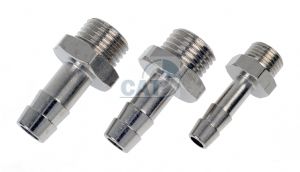 Hose Tail - Brass(Nickel Plated) BSPP 1/8