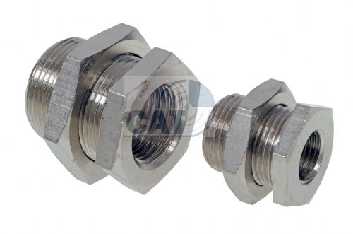 Nickel Plated Brass BSP Bulkhead Fitting