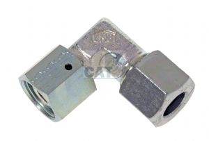 Female Swivel 90 Deg Elbow Coupling Metric DKO