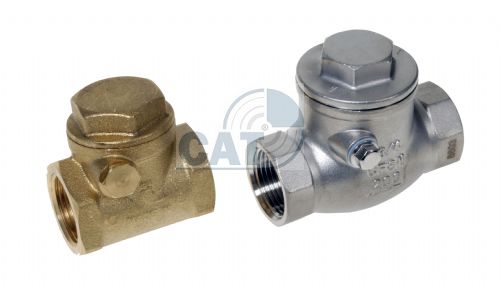 Swing Check Valve - Brass/Stainless Steel 3/8