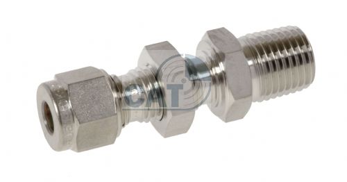 Bulkhead Male Connector NPT Metric