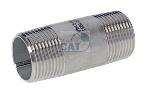 Barrel Nipple BSPT 316 Stainless Steel 150lb