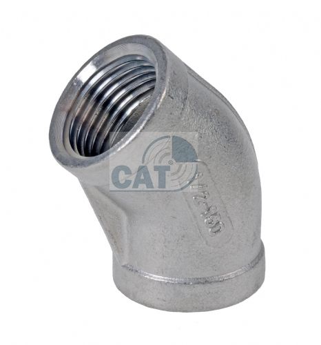 Female Elbow 45 degree BSPP 316 Stainless Steel