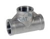 Equal Tee 1/8 - 4 BSPP 316 Stainless Steel 150lb