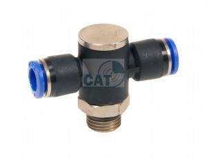 Push In Male Stud Universal Tee BSPP 4 - 12mm