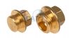 Brass Hex Male BSP Flanged Blanking Plug 1/8 - 2