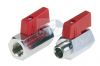 Mini Ball Valves Red Handle F/F & M/F 1/8 - 3/4 