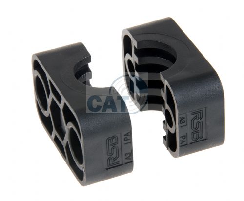 Single Std Tube Grooved Clamp Jaws (Polyamide 6)