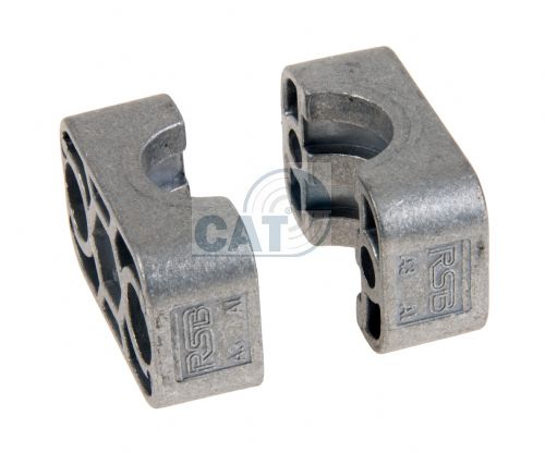Single Std Tube Grooved Clamp Jaws (Aluminium)