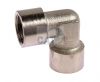 Nickel Plated Brass Female/Female BSP Equal Elbow