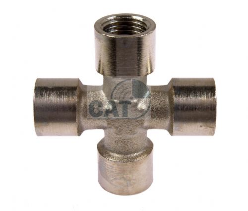 Nickel Plated Brass Female BSP Equal Cross 