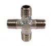 Nickel Plated Brass Male BSP Equal Cross 