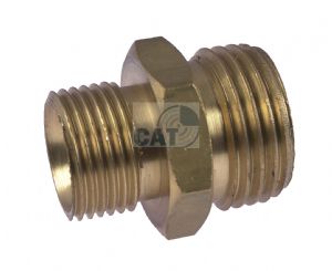 Male Hex Nipple Brass BSPP 60 degree cone