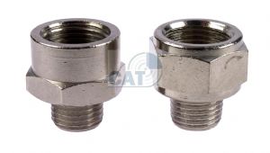 Nickel Plated Brass Male/Female BSP Adaptor 