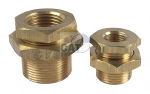 Legris Brass BSP Bulkhead Fitting