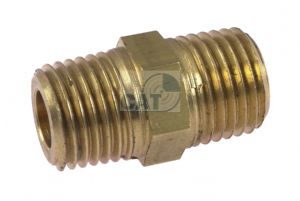 Brass Hex Male NPT/BSP Nipple Adaptor