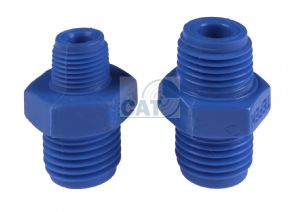 Nylon Hex Male BSP Nipple 1/8