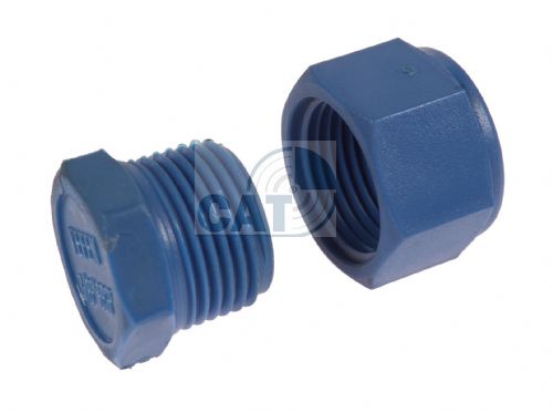 Nylon BSP Threaded Blanking Plug & Cap 1/8