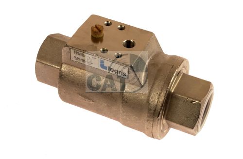 Direct mounted axial valve - 2 port